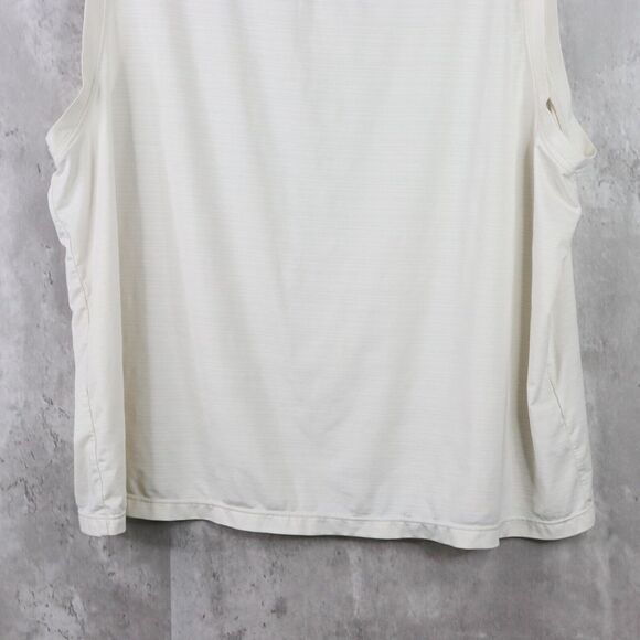 Fabletics Muscle Tank Womens Size XXL Off White Eco Conscious Cream Sleeveless - Picture 4 of 7